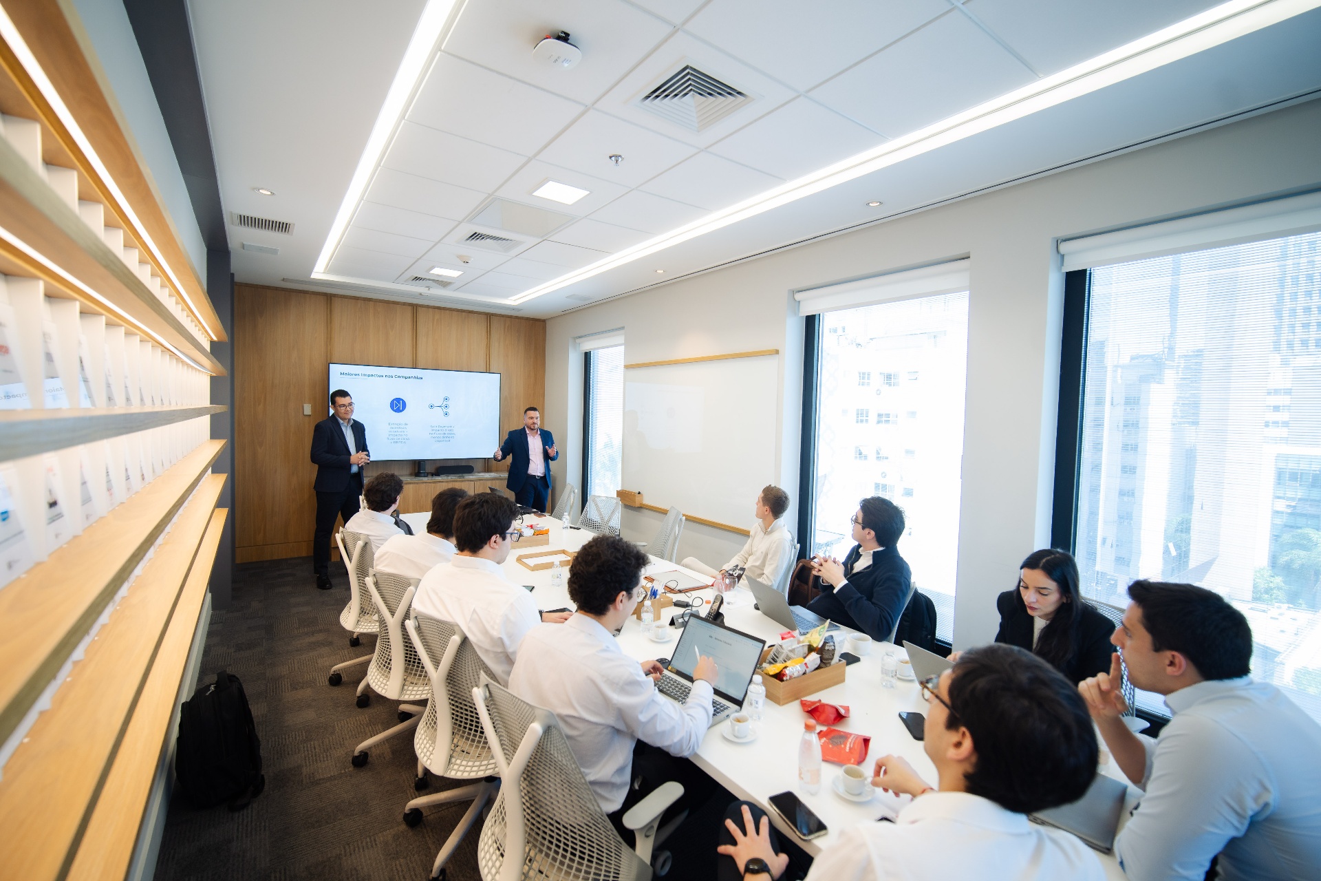 Workshop de M&A no escritório de São Paulo